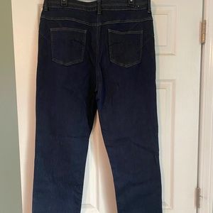 Long Tall Sally Dark Wash Straight Leg Jeans Size 14
